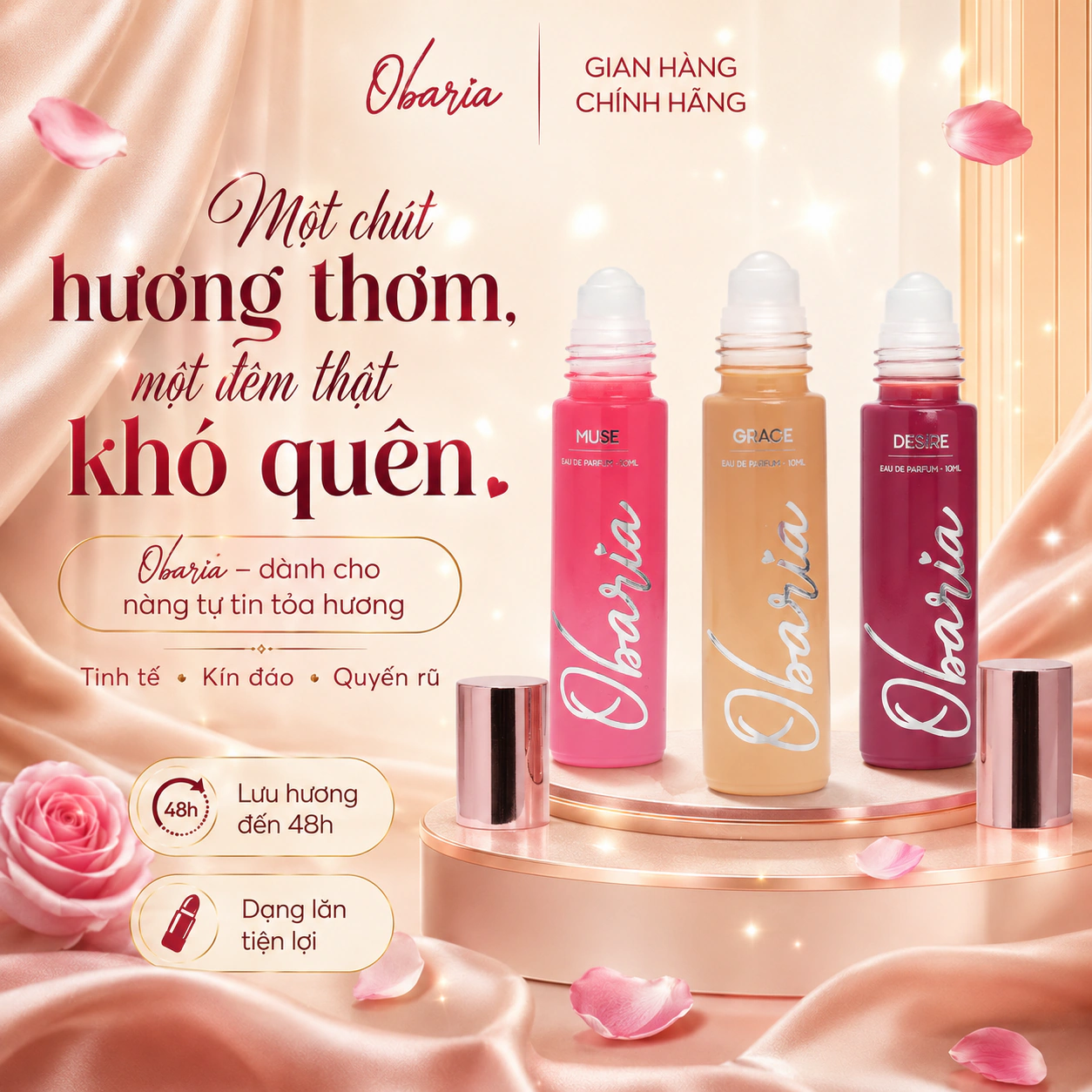 Obaria Muse Grace Desire ba sắc thái